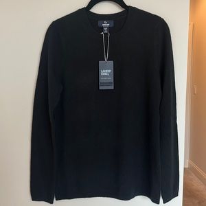 Lands’ End Cashmere Crew Neck Sweater - Black